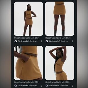 Girlfriend Collective Beachwood Lola Mini Skirt